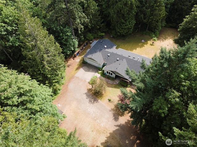 5626 Thane Ln SE, Port Orchard, WA 98367 - aerial view of property and surrounding area with a forest