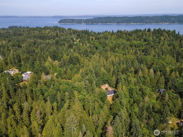 5626 Thane Ln SE, Port Orchard, WA 98367 - view of property location with a heavily wooded area and a large body of water