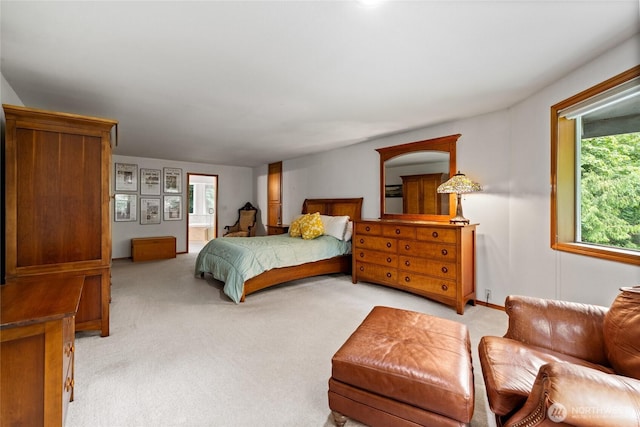 6345 Agnes Rd NE, Tacoma, WA 98422 - bedroom featuring light colored carpet, multiple windows, and connected bathroom