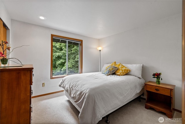 6345 Agnes Rd NE, Tacoma, WA 98422 - carpeted bedroom featuring baseboards and recessed lighting
