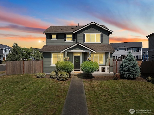3119 13th Avenue Ct NW, Puyallup, WA 98371 - traditional-style house featuring covered porch and a shingled roof