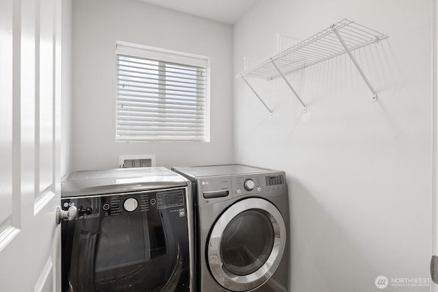 3119 13th Avenue Ct NW, Puyallup, WA 98371 - laundry room featuring separate washer and dryer