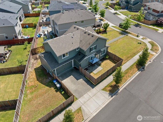 3119 13th Avenue Ct NW, Puyallup, WA 98371 - aerial perspective of suburban area