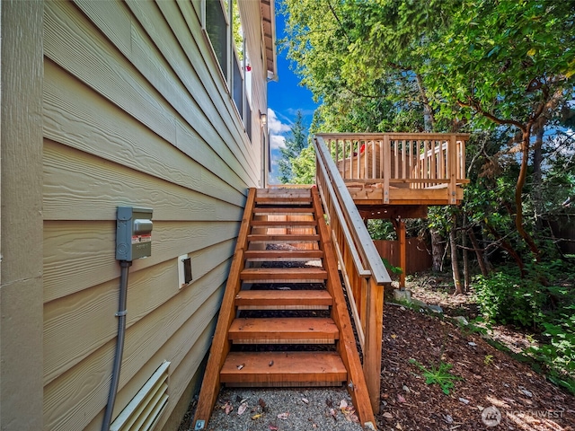 1610 NE Calavista St, Poulsbo, WA 98370 - deck featuring stairway