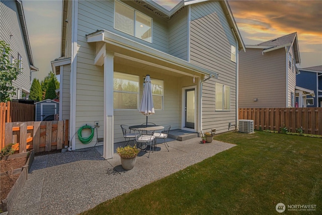 4508 29th Ave SE, Everett, WA 98203 - rear view of house featuring a patio and a fenced backyard