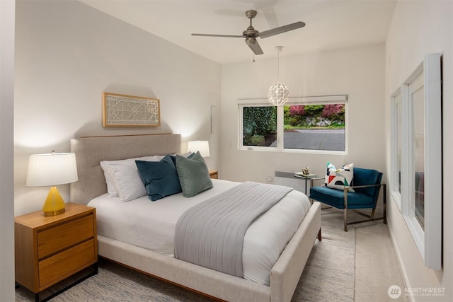 3812 Cascadia Ave S, Seattle, WA 98118 - carpeted bedroom featuring ceiling fan