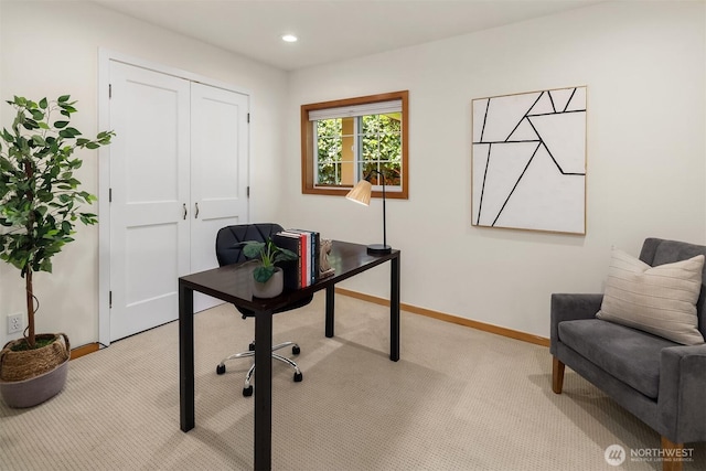 537 30th Ave E, Seattle, WA 98112 - office area with light carpet and recessed lighting