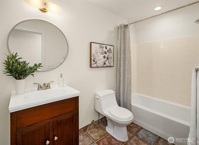 537 30th Ave E, Seattle, WA 98112 - bathroom featuring vanity and shower / bath combination with curtain