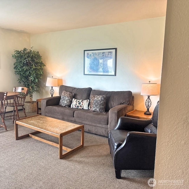 210 26th St NW Unit 106, Long Beach, WA 98361 - view of carpeted living room