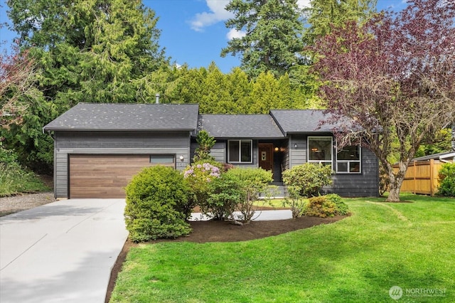 1513 Lowell Ave, Bellingham, WA 98229 - view of front facade with a garage, driveway, and a shingled roof