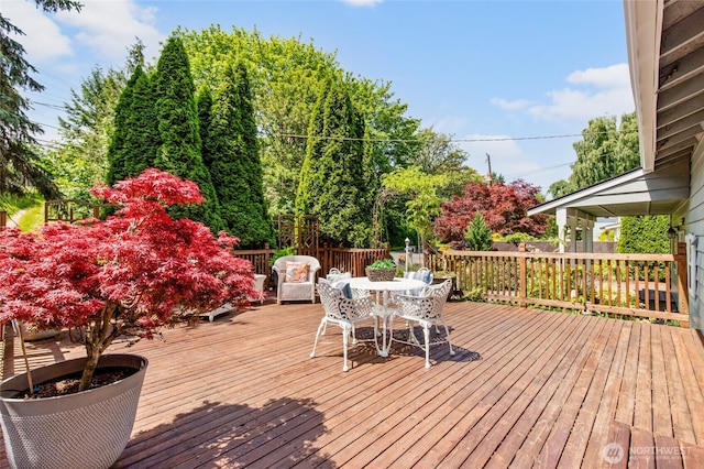 19508 23rd Ave NE, Shoreline, WA 98155 - deck featuring outdoor dining space