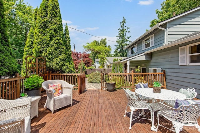 19508 23rd Ave NE, Shoreline, WA 98155 - deck with outdoor dining space
