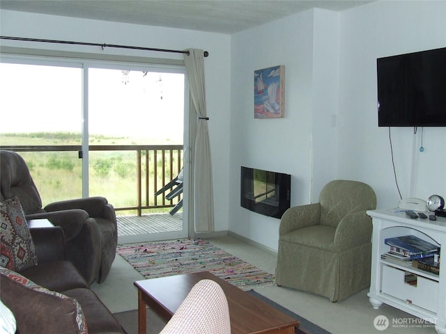 304 NW 14th St NW Unit 207, Long Beach, WA 98631 - living area with baseboards