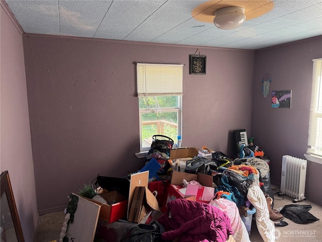 419 W Oak St, Mccleary, WA 98557 - bedroom featuring radiator heating unit and carpet flooring
