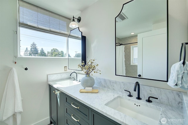 9208 11th Ave NW, Seattle, WA 98117 - full bathroom with double vanity