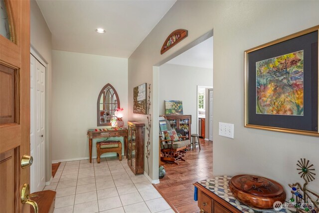 4766 Mason St, Port Townsend, WA 98368 - entryway with baseboards and light wood finished floors