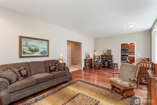 4766 Mason St, Port Townsend, WA 98368 - living room with wood finished floors