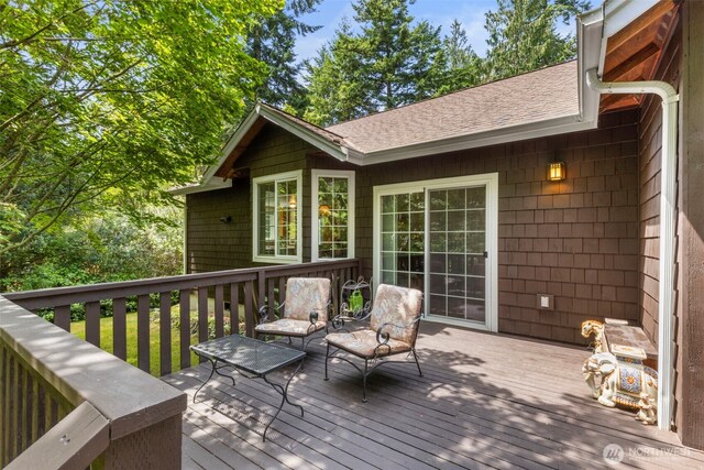 4766 Mason St, Port Townsend, WA 98368 - view of wooden terrace