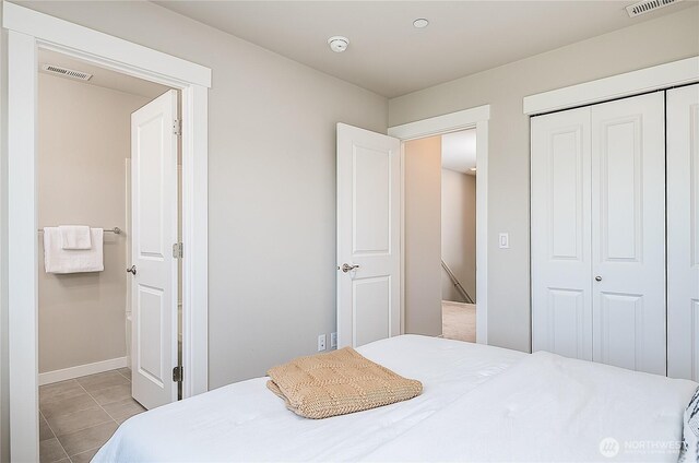 1621 Seattle Hill Rd Unit X2, Bothell, WA 98012 - bedroom featuring a closet and tile patterned flooring