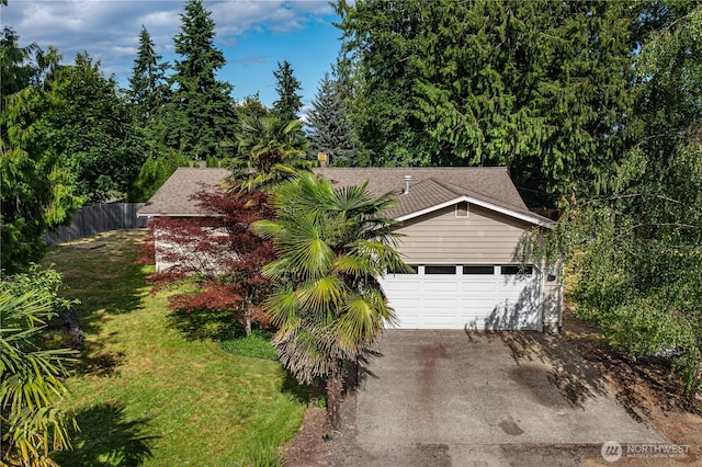 5850 Rest Pl NE, Bremerton, WA 98311 - obstructed view of property featuring a garage