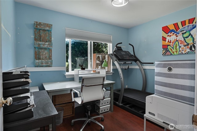 5850 Rest Pl NE, Bremerton, WA 98311 - office area with wood finished floors
