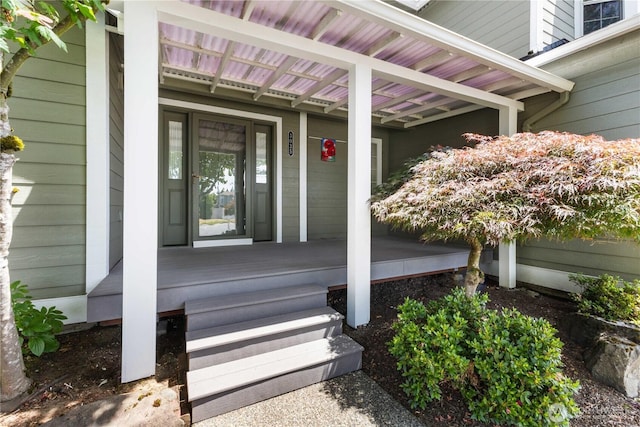 3035 Carbon Ridge St, Enumclaw, WA 98022 - view of exterior entry featuring covered porch