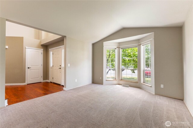 3035 Carbon Ridge St, Enumclaw, WA 98022 - unfurnished room with carpet and lofted ceiling
