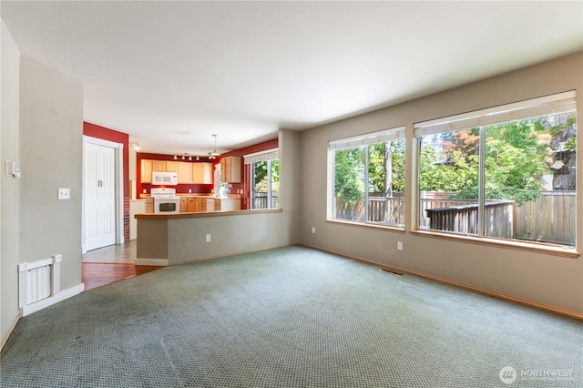 3035 Carbon Ridge St, Enumclaw, WA 98022 - unfurnished living room featuring carpet and baseboards