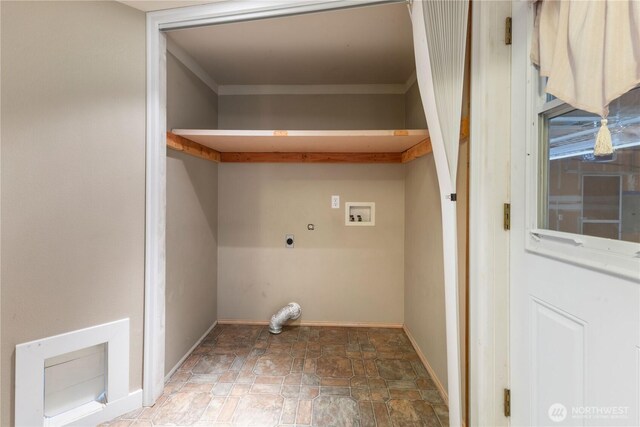 3035 Carbon Ridge St, Enumclaw, WA 98022 - washroom featuring electric dryer hookup, washer hookup, and stone finish floors