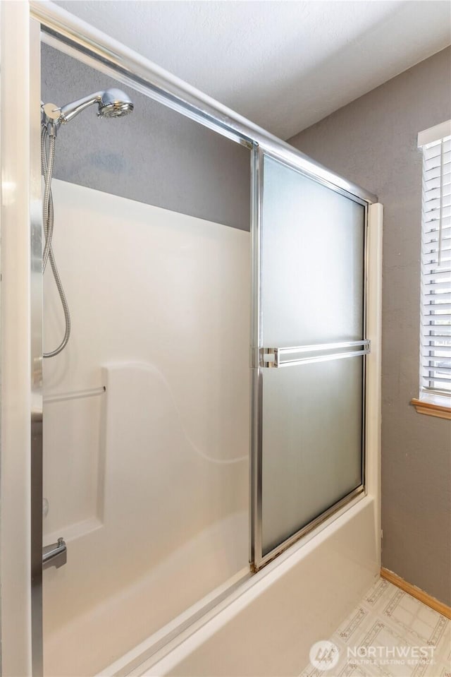 3035 Carbon Ridge St, Enumclaw, WA 98022 - bathroom with bath / shower combo with glass door