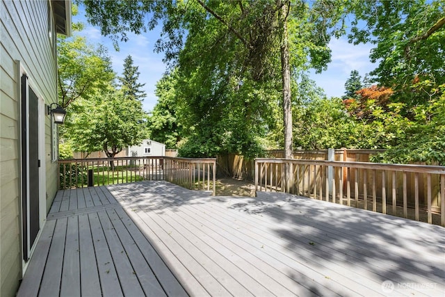 3035 Carbon Ridge St, Enumclaw, WA 98022 - wooden deck with a fenced backyard