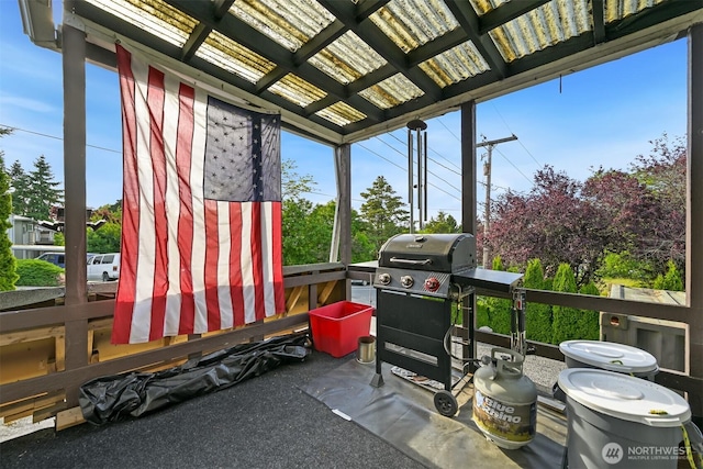 1501 Lakeway Dr, Bellingham, WA 98225 - view of patio / terrace with area for grilling