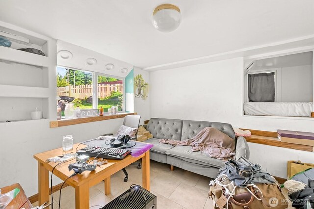 1501 Lakeway Dr, Bellingham, WA 98225 - living area with tile patterned floors