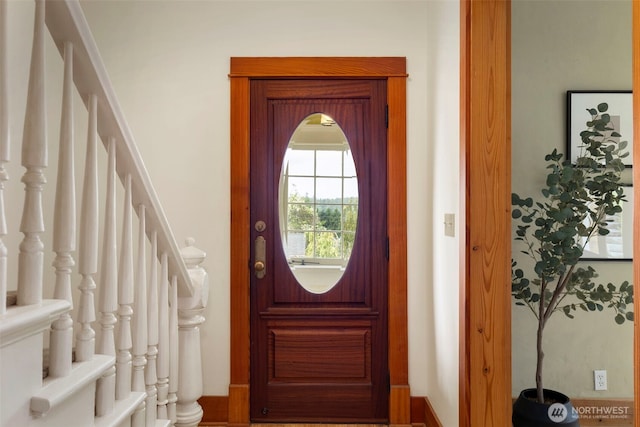 832 Willow St, Port Townsend, WA 98368 - foyer featuring stairs