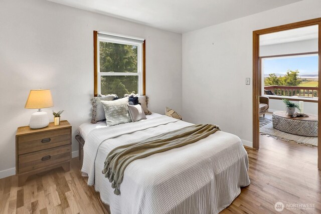 16071 Colony Rd, Bow, WA 98232 - bedroom featuring light wood-type flooring and baseboards