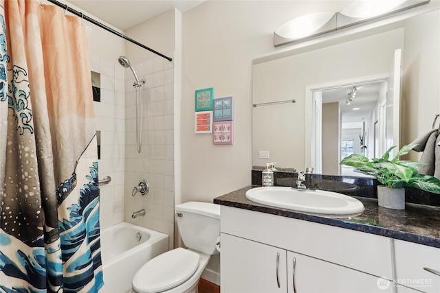1 Broadway Unit 721, Tacoma, WA 98402 - bathroom with vanity and shower / bathtub combination with curtain