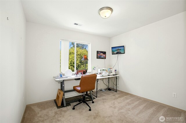 6205 26th St NE, Tacoma, WA 98422 - office featuring light carpet and baseboards
