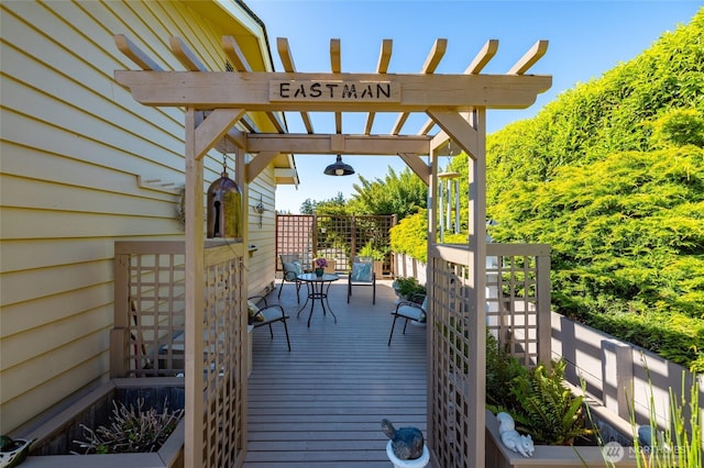 1807 Bradley Dr, Anacortes, WA 98221 - view of deck