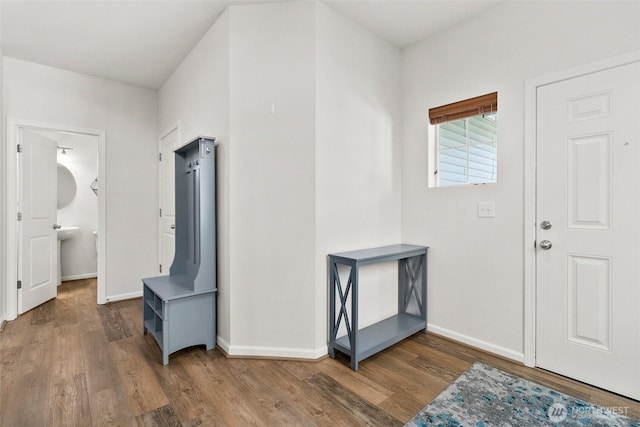 21552 SE 275th Ct, Maple Valley, WA 98038 - foyer with wood finished floors and baseboards