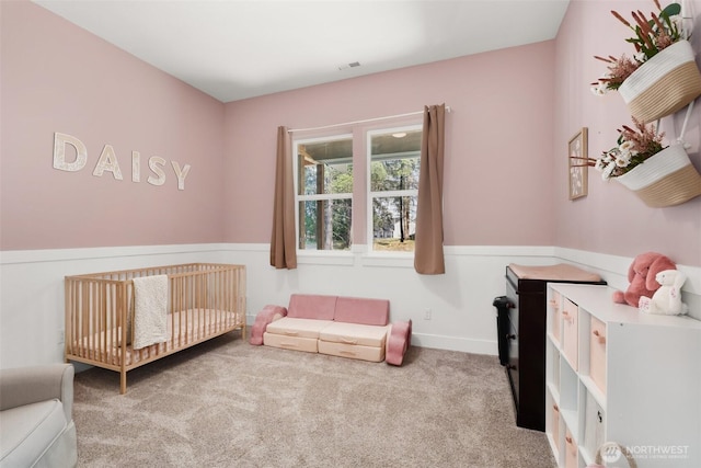 809 NW Gertrude Ave, Winlock, WA 98596 - carpeted bedroom featuring a crib