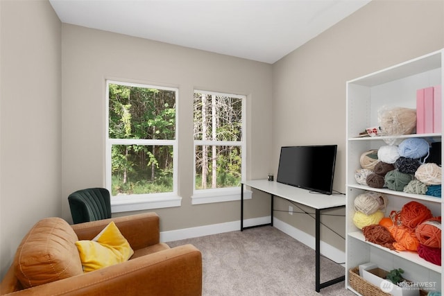 809 NW Gertrude Ave, Winlock, WA 98596 - living area featuring carpet and baseboards