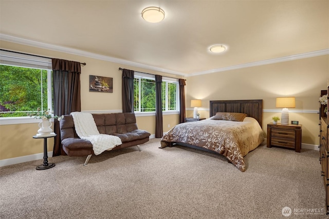 24702 64th Ave E, Graham, WA 98338 - carpeted bedroom with ornamental molding and multiple windows