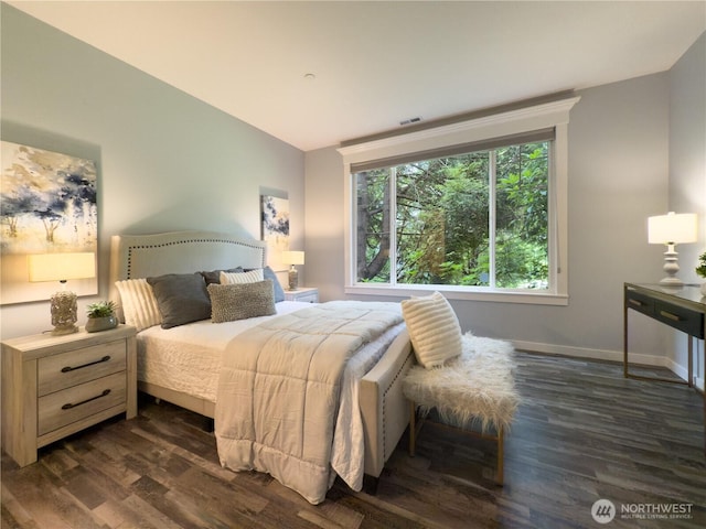 4196 248th Ct SE Unit 62, Sammamish, WA 98029 - bedroom featuring dark wood-type flooring and baseboards