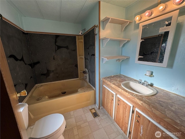 31600 126th Ave SE Unit 100, Auburn, WA 98092 - full bath with vanity, tile patterned floors, and shower / tub combination