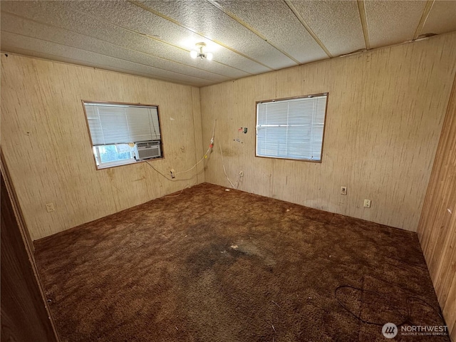 31600 126th Ave SE Unit 100, Auburn, WA 98092 - empty room with wooden walls, carpet, and cooling unit