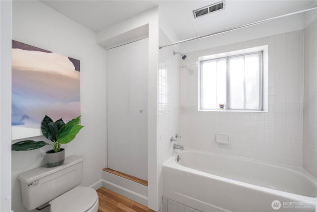 33513 35th Ave SW, Federal Way, WA 98023 - bathroom with wood finished floors and  shower combination