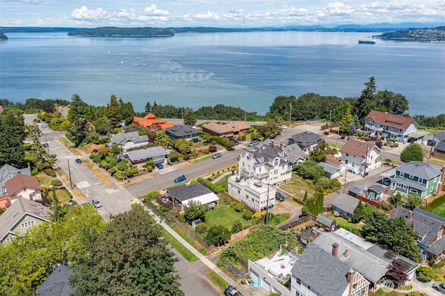 4410 N 45th St, Tacoma, WA 98407 - aerial perspective of suburban area with a large body of water
