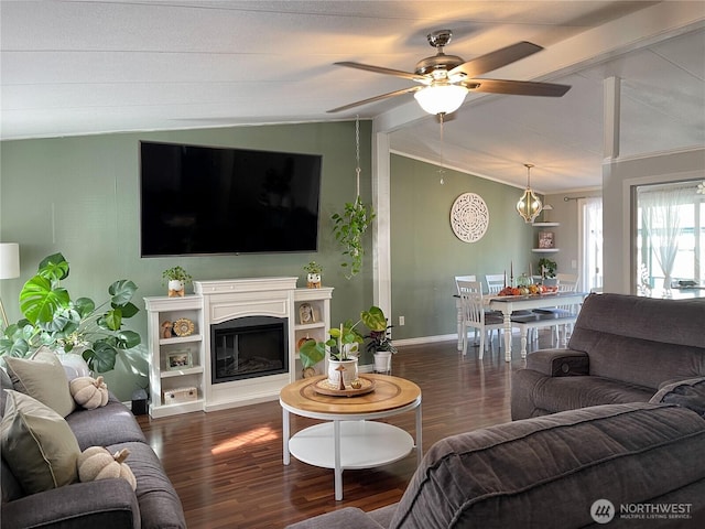 15410 SE 272nd St Unit 71, Kent, WA 98030 - living area featuring wood finished floors and ceiling fan