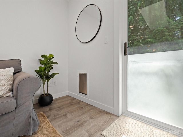 7102 Church Creek Cir NW, Stanwood, WA 98292 - living area with wood finished floors and baseboards