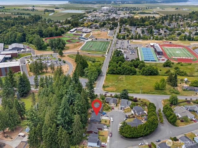 7102 Church Creek Cir NW, Stanwood, WA 98292 - aerial view of property and surrounding area